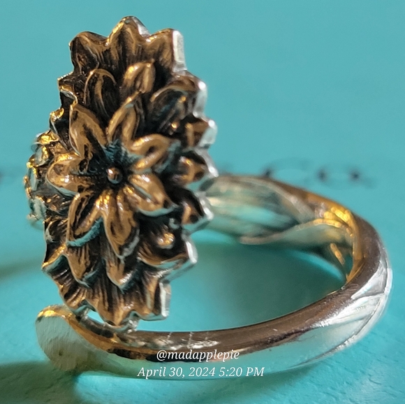 1885 Tiffany & Co. Ragged Sailor Spoon Ring in Sterling Silver Luxury Vintage 37 - Picture 4 of 14